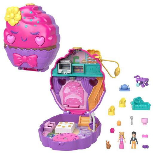 POLLYPOCKET SWEET CUPCAKE SET COMPACTO