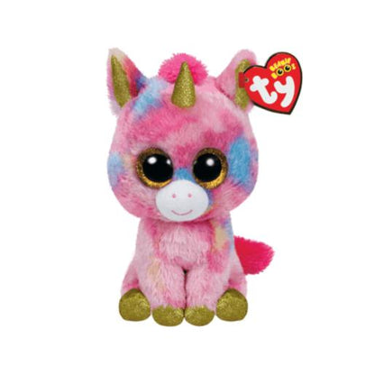 TY PLUSH BEANI BOOS UNICORN MULTIC