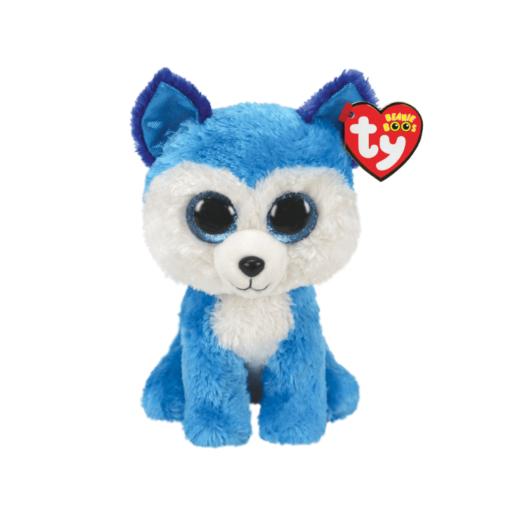 TY PELUCHE BEANIE BOOS HUSKY AZUL