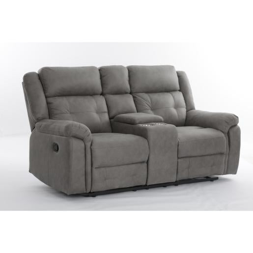 SOFA RECLINABLE C/CONSOLA NOVA GR.