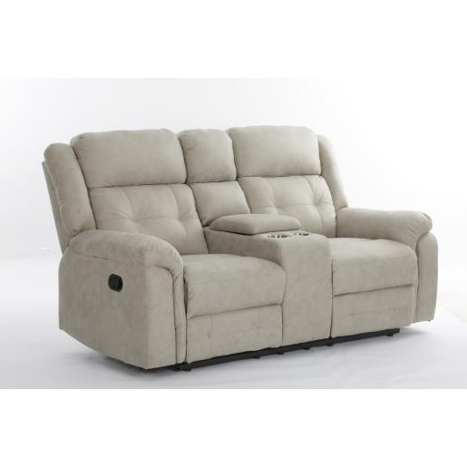 SOFA RECLINABLE C/CONSOLA NOVA BE.