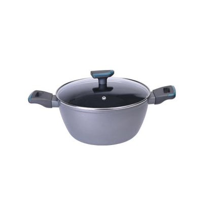 POT D/ALUM. FORGED W/COVER 24CM