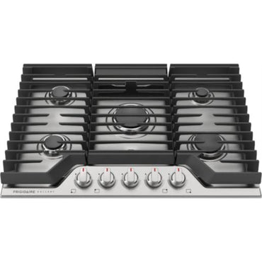 Cooktop a Gas Frigidaire Gallery 30" 5 quemadores Acero Inoxidable GCCG3048AS
