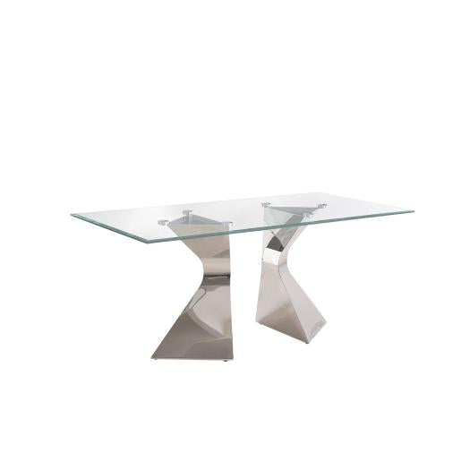 MESA D/COMEDOR VIDRIO CARONE 180X90 CM.