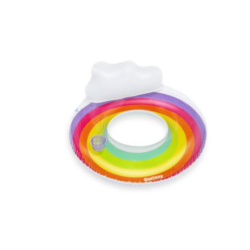 FLOTADOR INFLABLE DE ARCOIRIS 1.07M