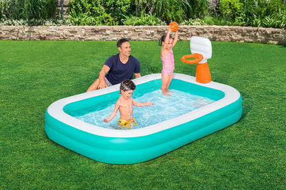 PISCINA INFLABLE CON ARO 2.51X1.68X1.02M