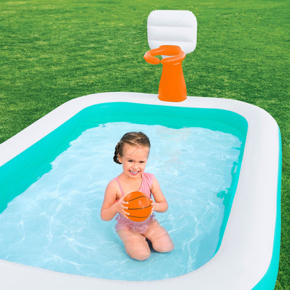 PISCINA INFLABLE CON ARO 2.51X1.68X1.02M