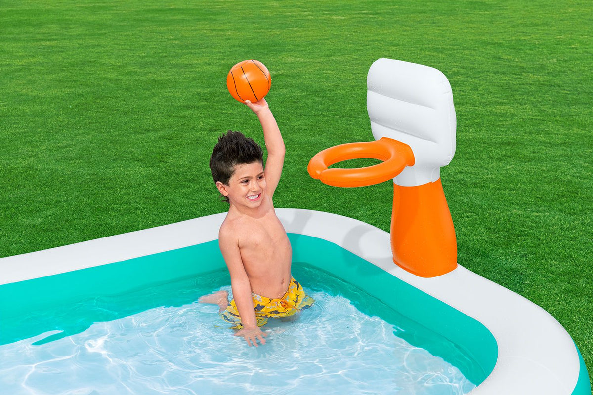 PISCINA INFLABLE CON ARO 2.51X1.68X1.02M