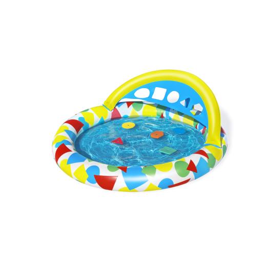 PISCINA INFLABLE P/BEBES C/TECHO 1.20X1.