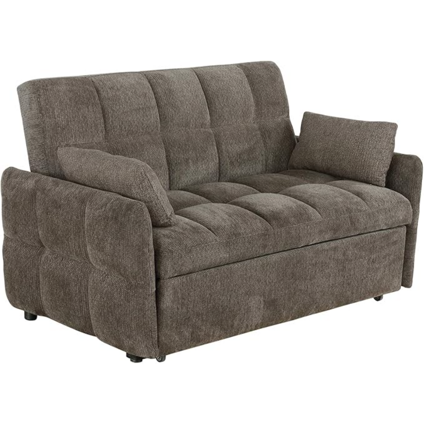 COTSWOLD SOFA BED + 2 DARK GREY CUSHIONS. 