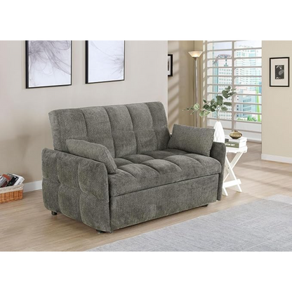 COTSWOLD SOFA BED + 2 DARK GREY CUSHIONS. 