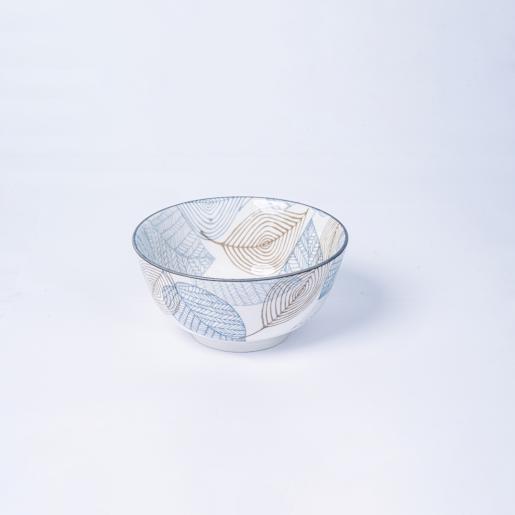 BOWL 15X7CM LEAVES.