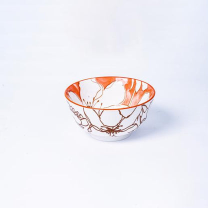 BOWL 15X7CM FLOWER.