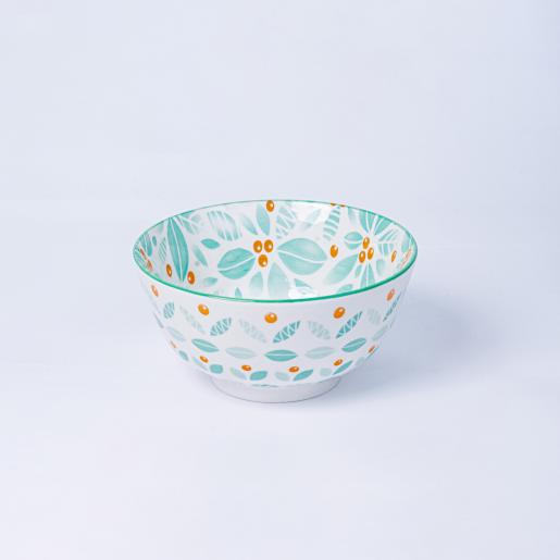 BOWL 15X7CM LEAVES.