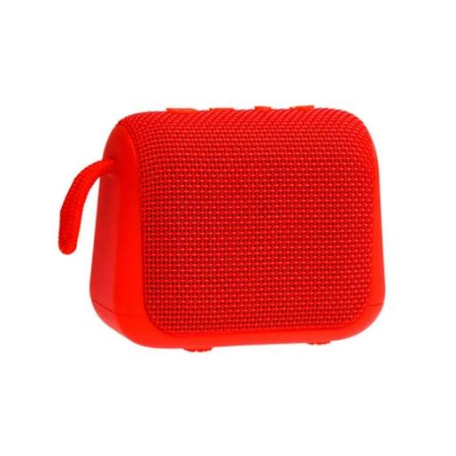 PARLANTE PORTATIL BT WATERPROOF 5W ROJO