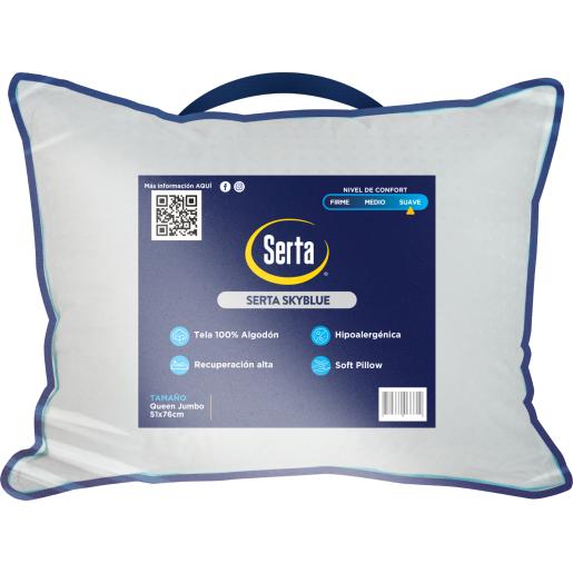 ALMOHADA QUEEN SERTA SKYBLUE