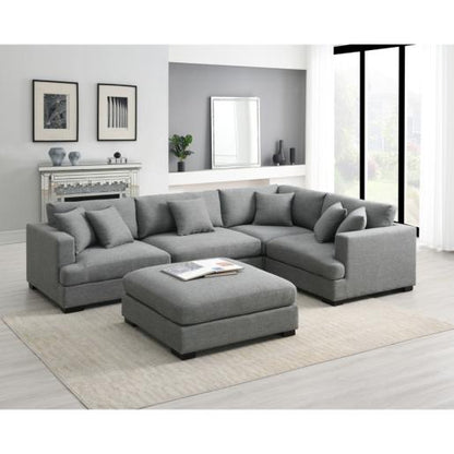 SECTIONAL USHURY C/OTTOMAN GR.
