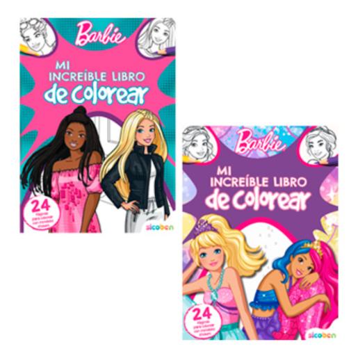 MI INCREIBLE LIBRO DE COLOREAR BARBIE 24