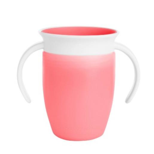 VASO P/BEBE 360 -7OZ C/ASAS ROSA MUNCHKI