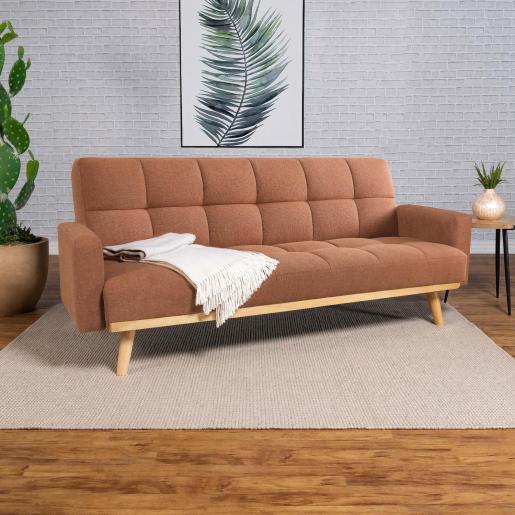 SOFACAMA KOURTNEY TERRACOTA