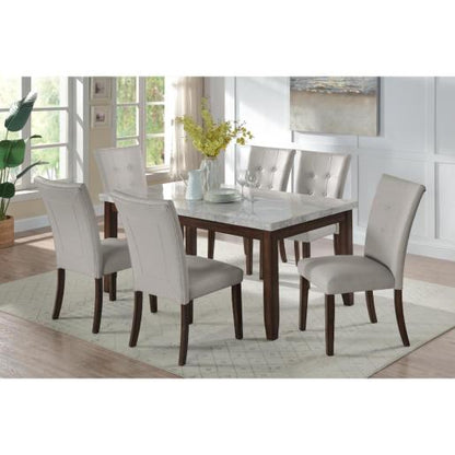 KEN 6-Story Low Dining Room Set, Marble