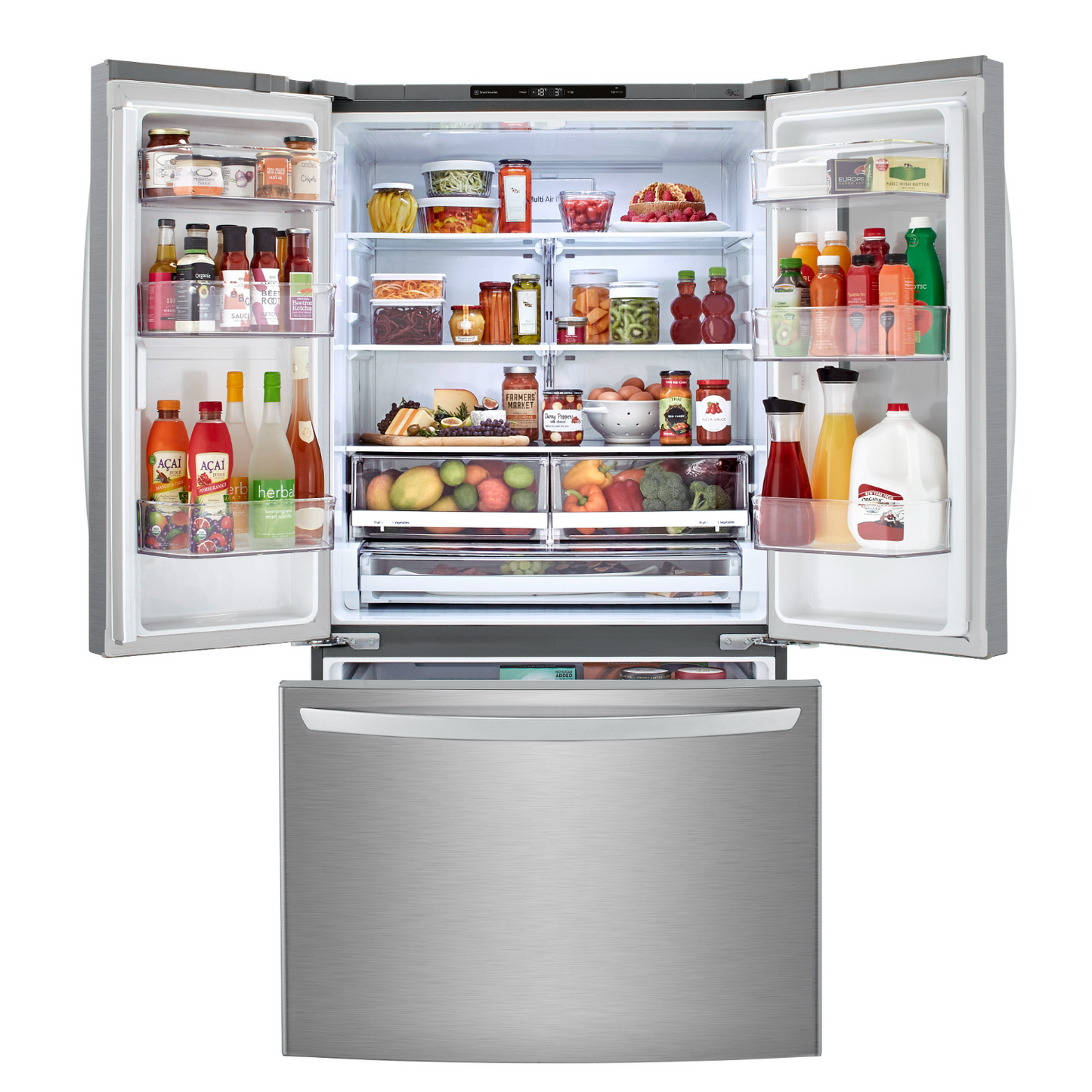 REFRIGERADORA FD 29' INSTAVIEW ACERO