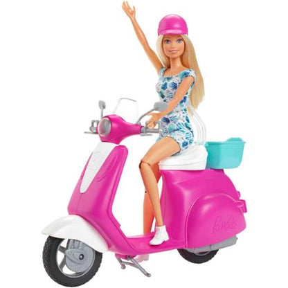BARBIE MOTORCYCLE WITH ACCESSORIES