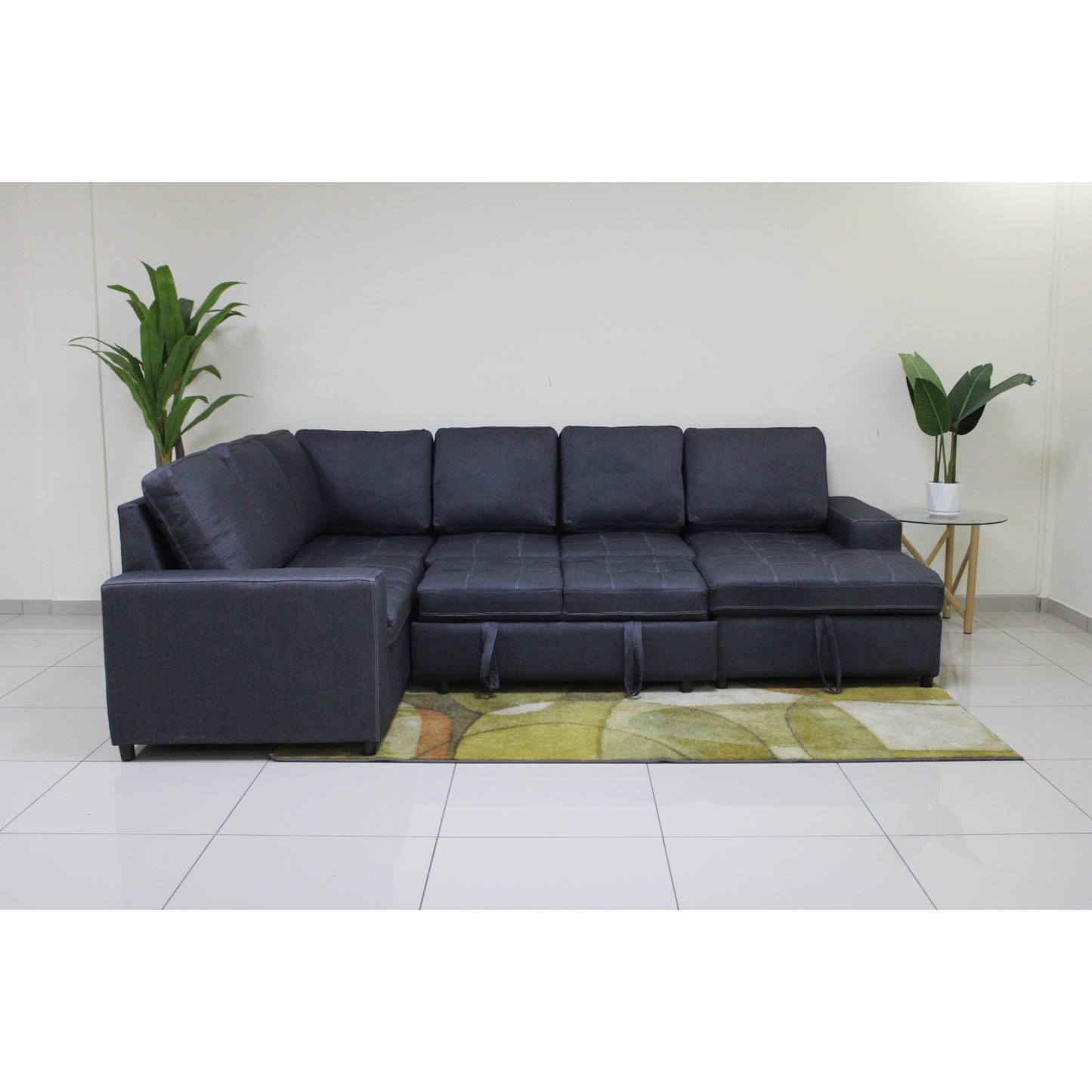 NANTES GREY SECTIONAL ROOM 