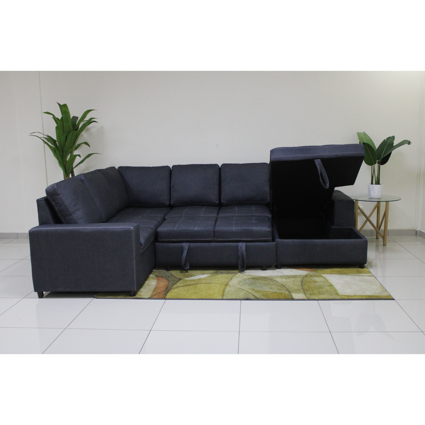 NANTES GREY SECTIONAL ROOM 