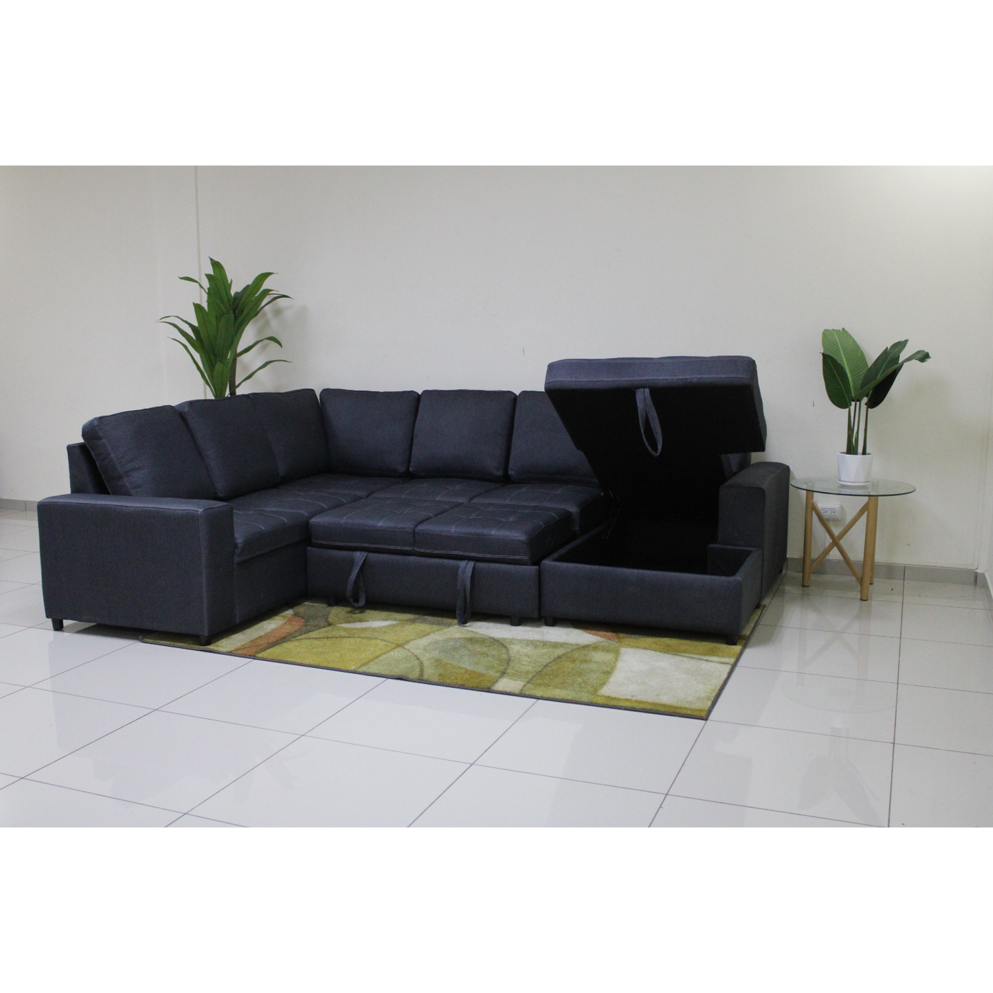 NANTES GREY SECTIONAL ROOM 