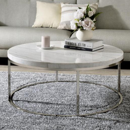 MESA D/CENTRO MARMOL RED. 36  BL.