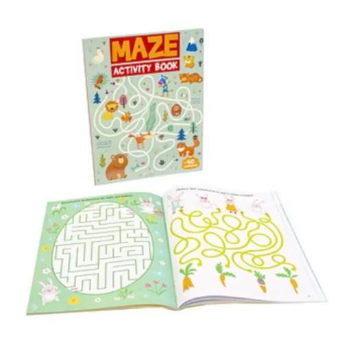 LIBRO COLOREAR MAZE ACTIVIDADES SURT.