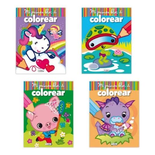 LIBRO COLOREAR C/ACTIVIDADES T/BLOC SURT