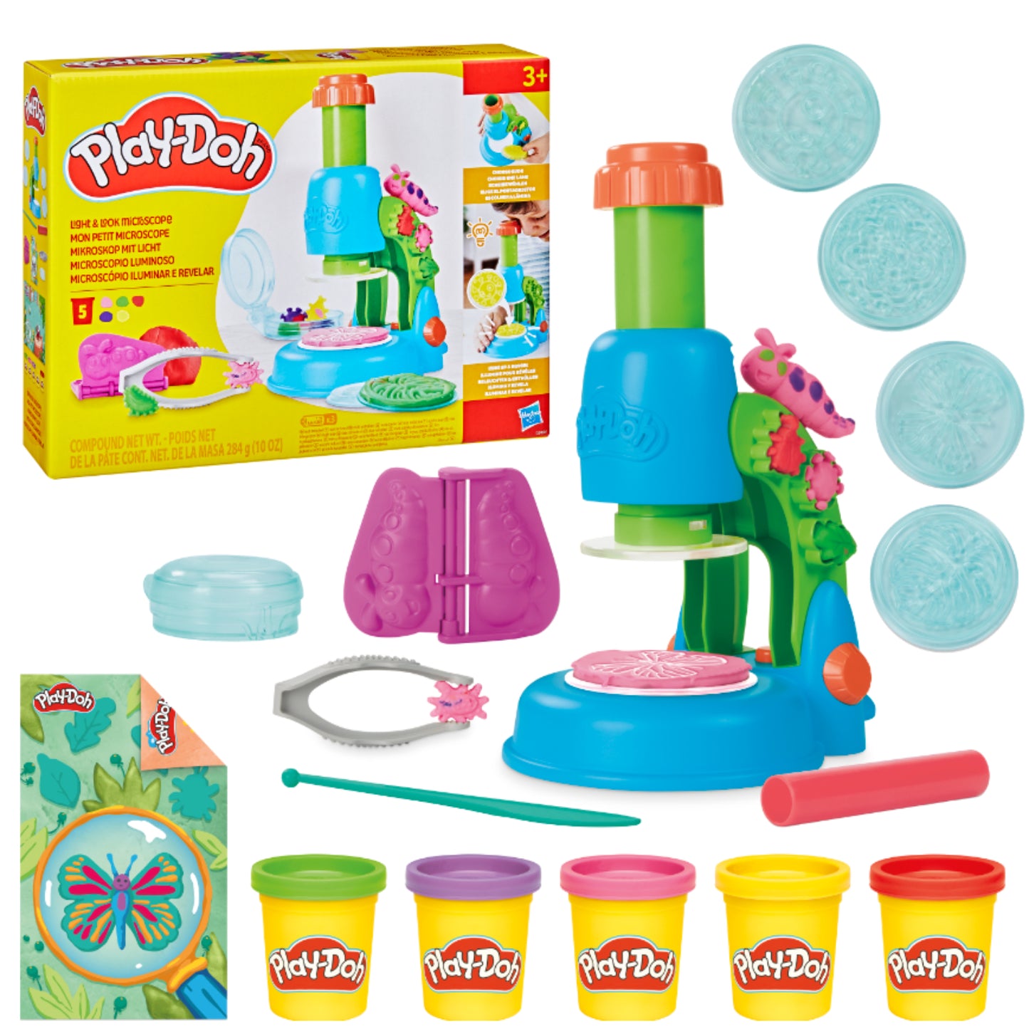 PLAYDOH SET C/LUZ&MIRA MICROSCOPIO