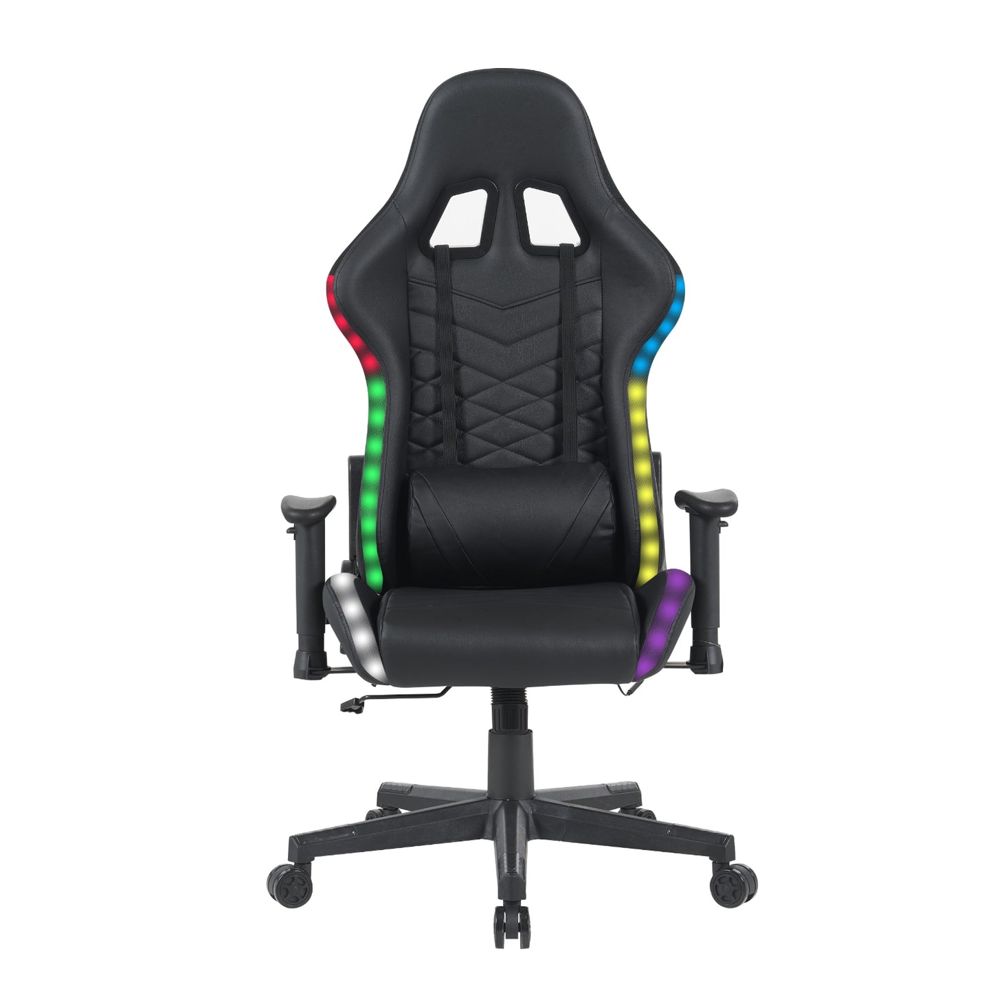 SILLA GAMER C/LUZ LED RGB NG.