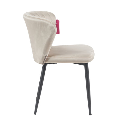SILLA DECORATIVA BEIGE.