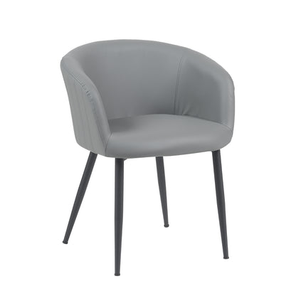 SILLA DECORATIVA GRIS.