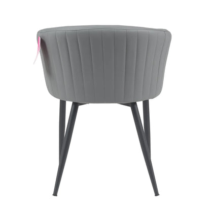 SILLA DECORATIVA GRIS.