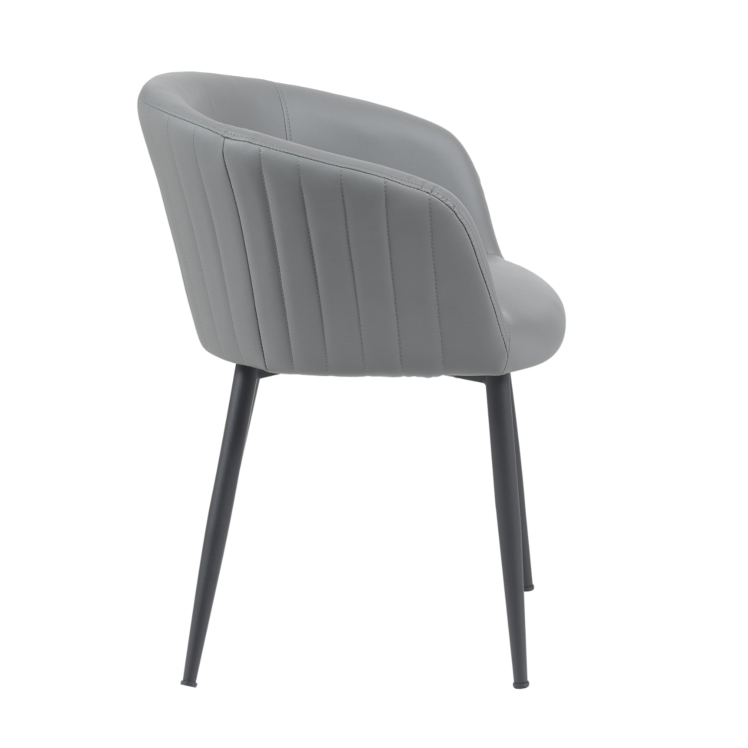 SILLA DECORATIVA GRIS.