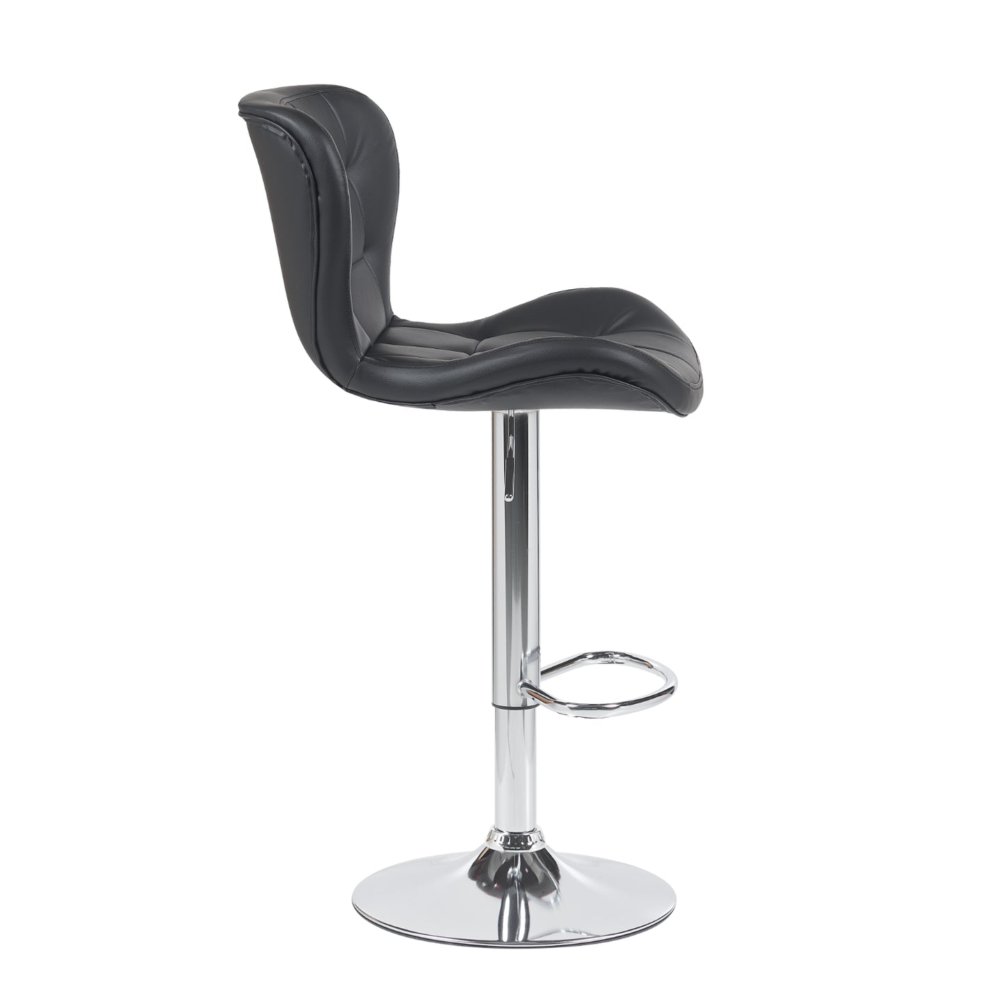 BLACK BAR CHAIR.