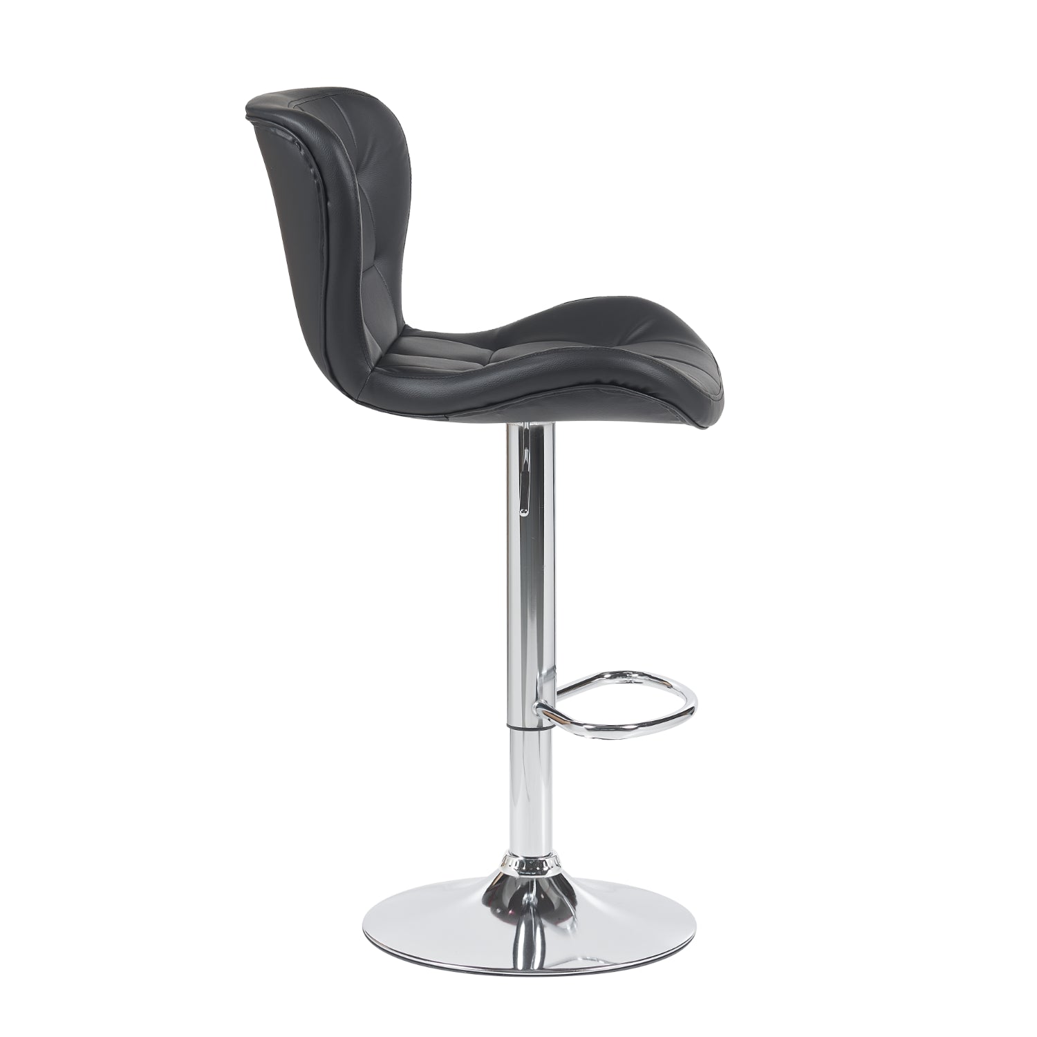 SILLA PARA BAR NEGRA.