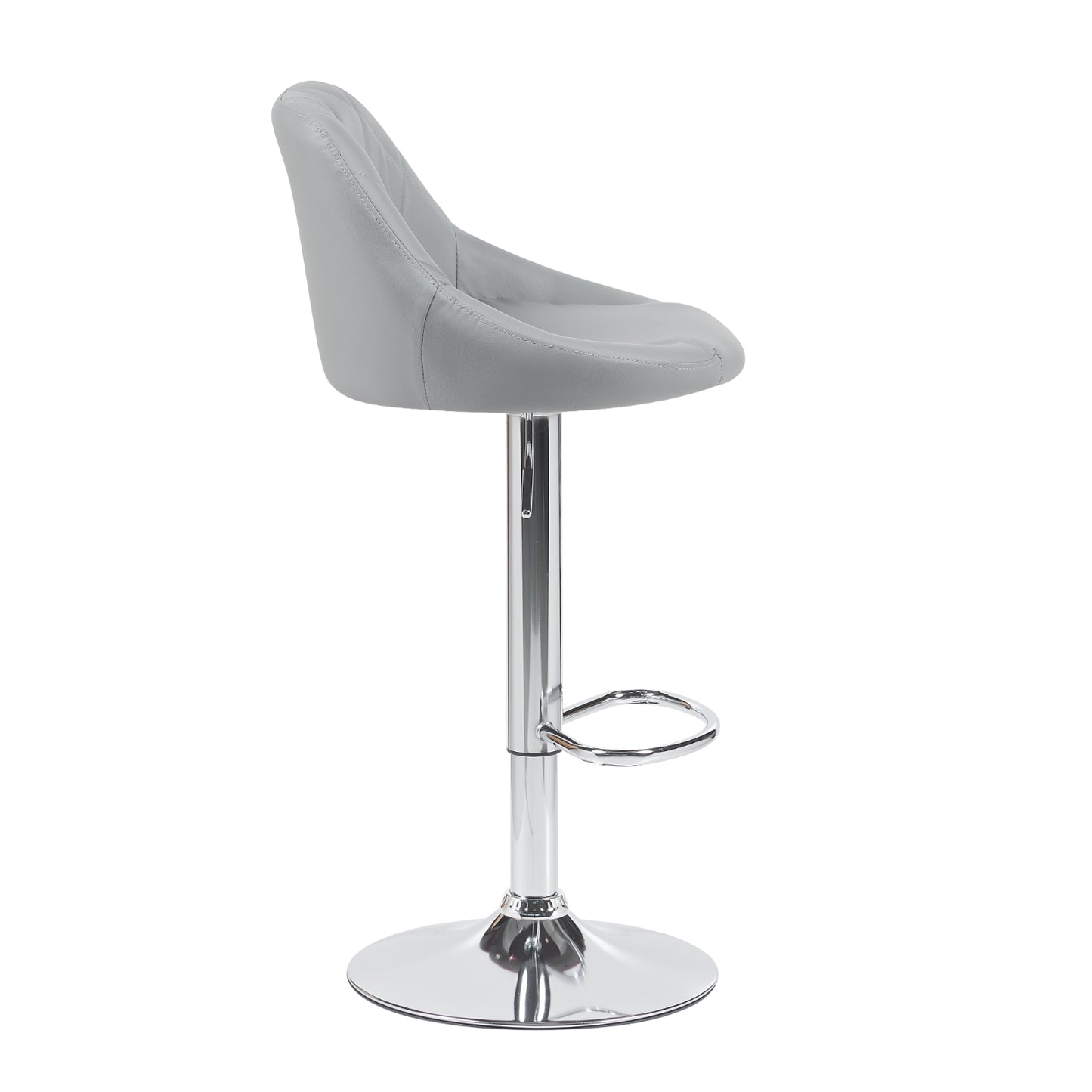 SILLA PARA BAR GRIS.