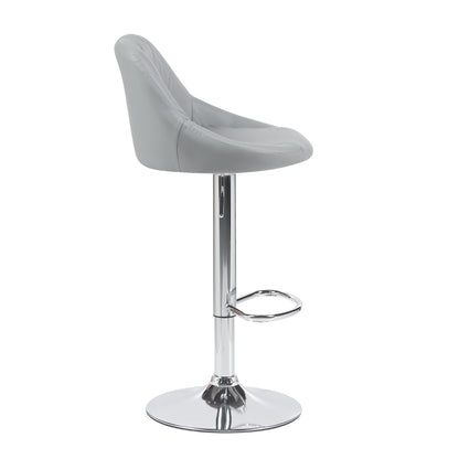 SILLA PARA BAR GRIS.