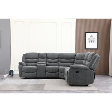 SECCIONAL RECLINABLE C/CONSOLA GR.