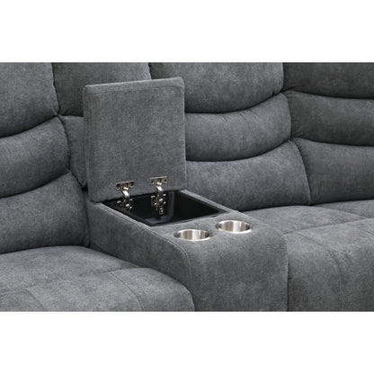 SECCIONAL RECLINABLE C/CONSOLA GR.