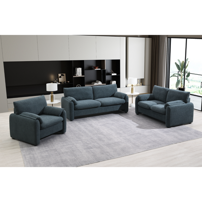 AVIANA 3 PIECE GREY LIVING ROOM SET 