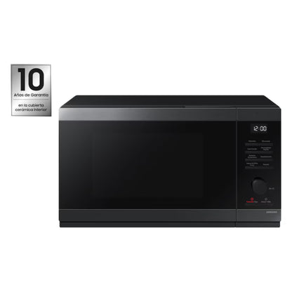 Microondas Samsung 1.1' Digital 1000W Negro | Interior Cerámico + Quick Defrost | Modelo MS32DG4504AGAX