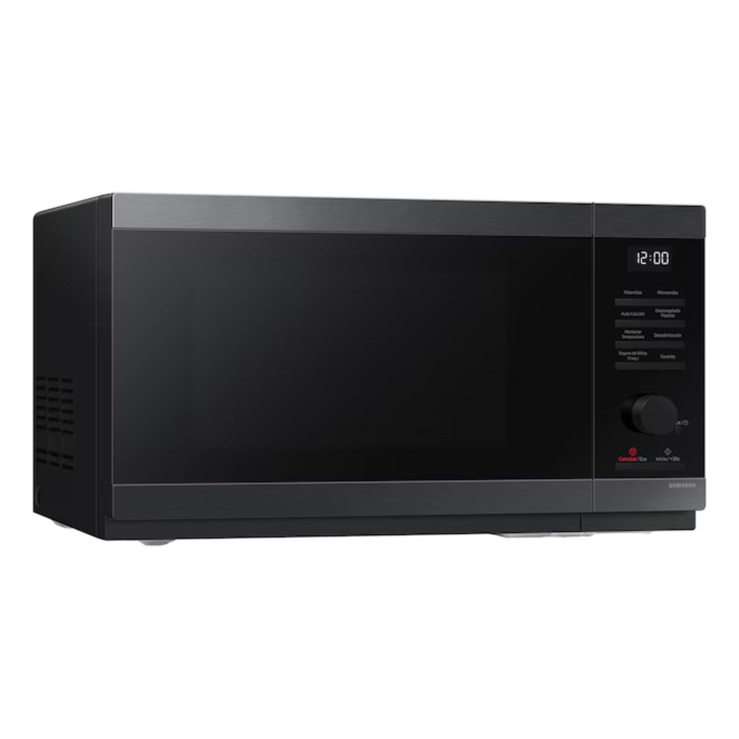 Microondas Samsung 1.1' Digital 1000W Negro | Interior Cerámico + Quick Defrost | Modelo MS32DG4504AGAX