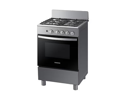 24" GAS STOVE 4 BURNERS STEEL