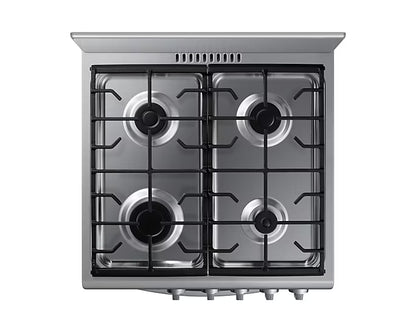 24" GAS STOVE 4 BURNERS STEEL